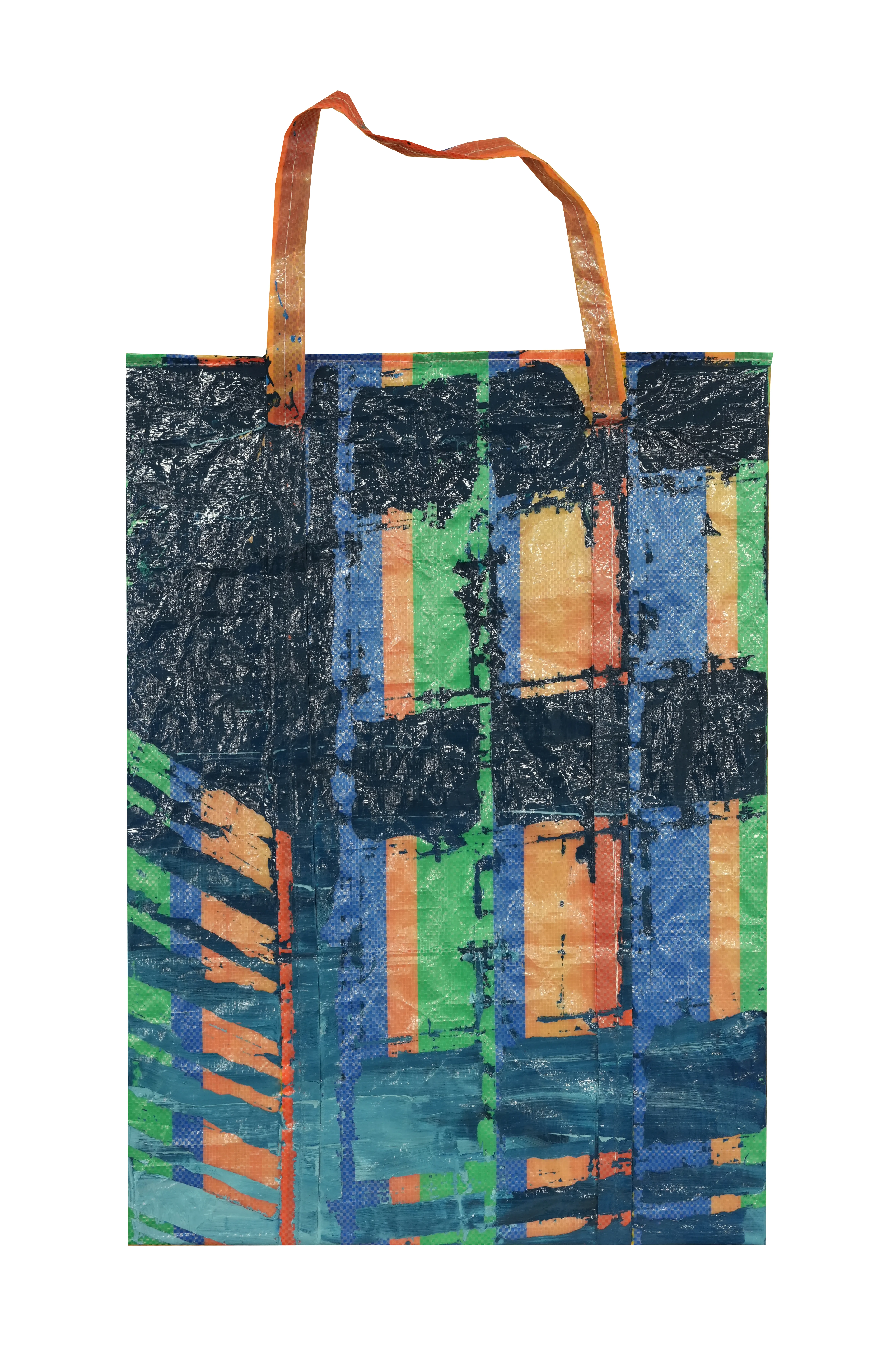 <p>Balen(ciaga) I belong_ Nihonbashi VI, 2025, Silicone acrylic on plastic bag</p> 